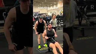 Rowing may be my favorite part of the hyrox. #hyrox #gym #trending #workout #motivation #training