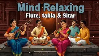 Mind Relaxing Flute, Tabla and Sitar Compilation | Hindustani Instrumental Music