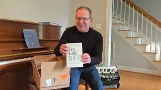 LEARNING TO SEE Keith unboxing his books