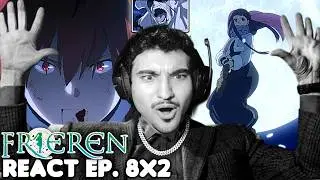 WHAT AN EPIC FIGHT! ABSURD ANIMATION! STARK DESTROYED REVOLT! React Frieren EP. 8 Season 2