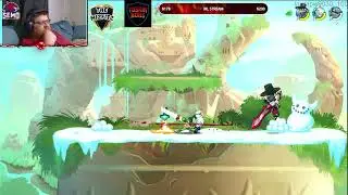Brawlhalla kicking butt w/ us Tuskin Gamers. W's