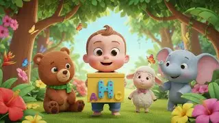 ABC Surprise Box with Animals 1 | Fun Alphabet Animal Song for Toddlers 🐶🦁🐵🎵