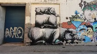ROA STREET ART IN HIS HOMETOWN GHENT: Lomo LC-Wide x Agfa Vista 400