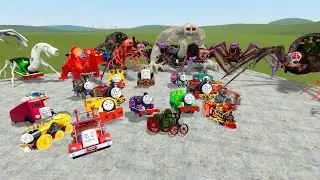 Thomas and Friends Battle: Diesel, Emily, Douglas, Gordon, Donald, James, Toby,Percy in Garry's Mod