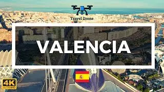 Valencia, Spain 🇪🇸 - by drone [4K]