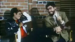 Michael Jackson and John Landis during Thriller Era
