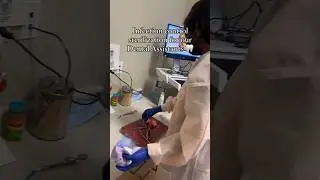 #dentalassistant students learn infection control during their program at #pimamedical.
