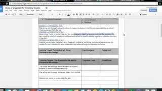 ELA Example Unpacking Standards