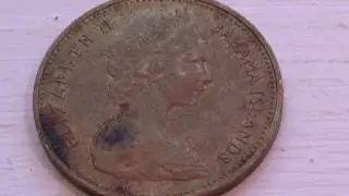 A 1969 Bahama Island Queen Elizabeth II Coin