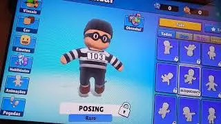 Jogando stumble guys e gg