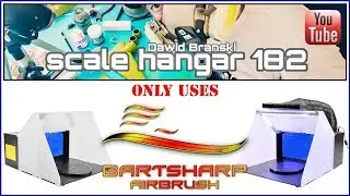 Airbrush Spray Booth With Light | Portable Spray Booth Extractor Unit | BARTSHARP Airbrush&reg;