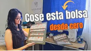 Cómo hacer una bolsa organizadora | Tutorial de costura fácil y práctico