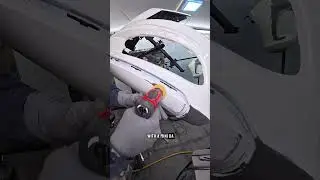 Как заделать отверстие в бампере #неповреждено #автомобиль #умныйремонт