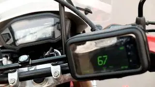 Mr. Maciej's Honda: speedometer vs. GPS speed calibration