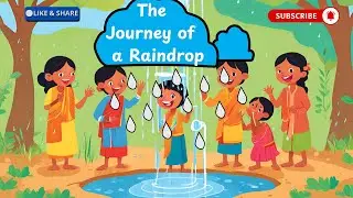 The Journey of a Raindrop | Kids Moral Stories In English | Bedtime Stories For Kids |