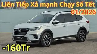 ✅Gi&aacute; Khuyến Mại Honda BRV Th&aacute;ng 1 Li&ecirc;n Tiếp Xả mạnh Chạy Số Tết Rẻ Th&ecirc;m Gần 160Tr Rồi | Xegiatot24h