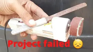 How to make knife shapner | project failed of knife shapner | #howto #knife #shapner #diy