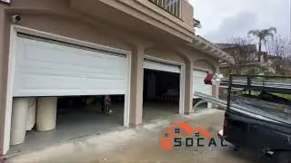3 Old Single Garage Doors & Clear Windows Replacement With HOA Approval In Trabuco Canyon, CA