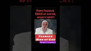 Pope Francis DEAD, age 88 - #PopeFrancis #Vatican #Catholic #TradCatholic #FaithAlone #repent #pope