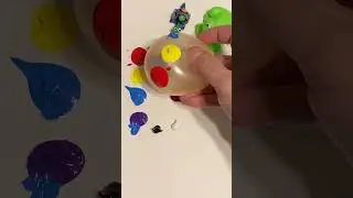 Orange BALLOON SMASH🌈Enjoy. #shorts #satisfying