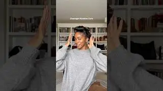 Heatless Curls on Black Girl | Overnight Curls, Heatless Blowout, Easy Hairstyles, Black Girl Hair✨