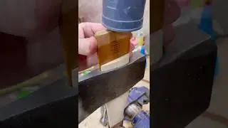 Axe Mounting - Wedge Install How To - #woodworking #handmade #diy