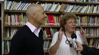 Pilar: Ducot&eacute; visit&oacute; la Biblioteca Mitre y don&oacute; libros en Monterrey