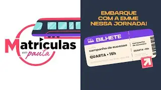 Matrículas em Pauta - 03/09 - Sabatina com Chico