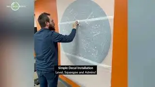 Wall Decal World Install - Aerospace