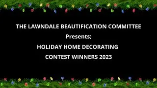 Holiday Home Decorating Contest Winners 2023
