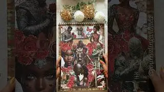 A Knight&rsquo;s Kiss 🕊️ | Medieval Romance Collage Art ASMR #shorts