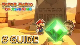 All 4 Ancient Slabs  Gem Locations - Paper Mario - The Origami King