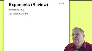 Exponent Review