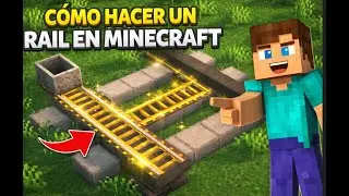 Como hacer un rail en minecraft