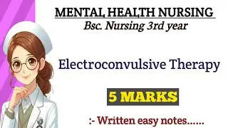 ELECTROCONVULSIVE THERAPY ! ECT !GNM& B.Sc.#mentalhealthnursing #explorepage #education #science 