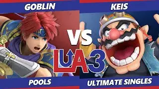 LEVELUP Arena 3 - Goblin (Roy, Ike) Vs. Keis (Wario) SSBU Ultimate Tournament