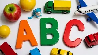 Alphabet Song with Words | A for Apple | Kids Education