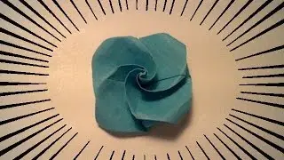 Comment faire une petite fleur en origami