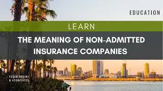 What is a Non-admitted Insurance Company and What Does it Mean To Me?