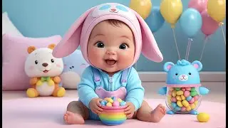 Counting Candy with Friends | 3D Learning Rhymes for Kids | Numbers, Colors & Sweet Fun Adventure