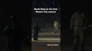 North West at Ye&rsquo;s first Mexico City concert 👩&zwj;🎤 #kanyewest #northwest  #mexico