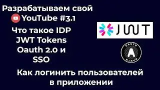 [Разрабатываем свой видеохостинг #3.1 ] Что такое IDP, JWT Tokens, SSO, oAuth2