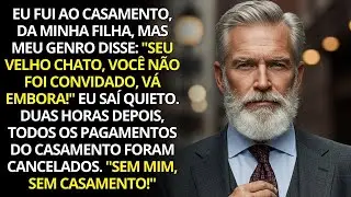 No casamento da minha filha meu genro disse: ”Você não foi Convidado, vá embora!”, ele esqueceu que…