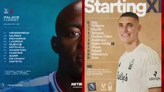 Crystal Palace VS Nottingham Forest - Premier League 2025/26 - BBC Radio 5 Live commentary