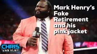 Mark Henry on his fake retirement speech and the salmon colored jacket!