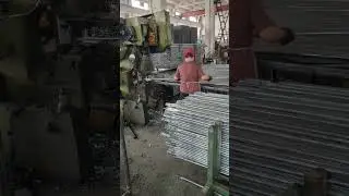 Frame scaffolding cross brace stamping, #scaffolding  #framescaffolding  #crossbrace