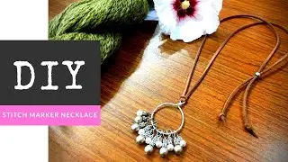 How To Make A Beaded Stitch Marker Necklace With The Bead Place