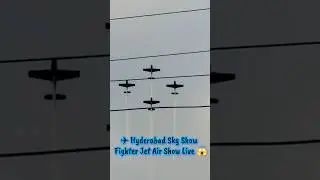 Jet Planes Stunt Show Hyderabad 🔥 Public Crazy Reaction||#HyderabadAirShow||#JetAirShow||#IndianAir