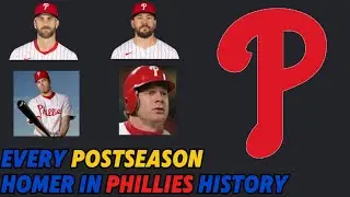 Every Postseason Home Run in Philadelphia Phillies History (1901-2025)