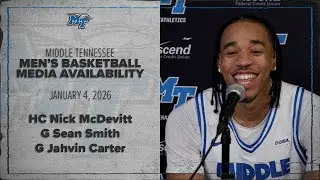 MTSU Men's Basketball Post Game Press Conference vs Sam Houston 1/4/26